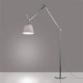 Load image into Gallery viewer, Tolomeo Small Mega Floor Lamp - Aluminum Finish Grey Shade
