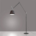 Load image into Gallery viewer, Tolomeo Small Mega Floor Lamp - Black Finish Grey Shade
