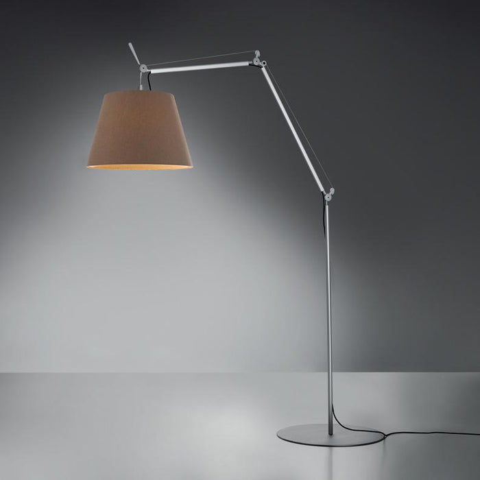 Tolomeo Mega Outdoor LED Floor Lamp - Dove Grey Shade