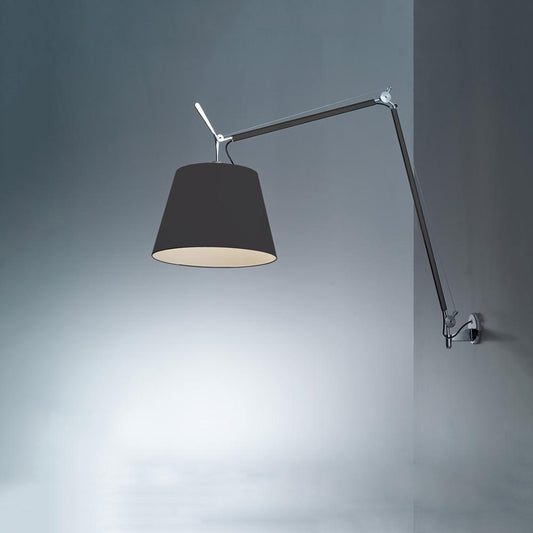 Tolomeo Mega Wall Light - Black Finish Black Shade