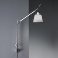 Load image into Gallery viewer, Tolomeo Shade Wall Lamp Plug-In - Grey Fiber Shade
