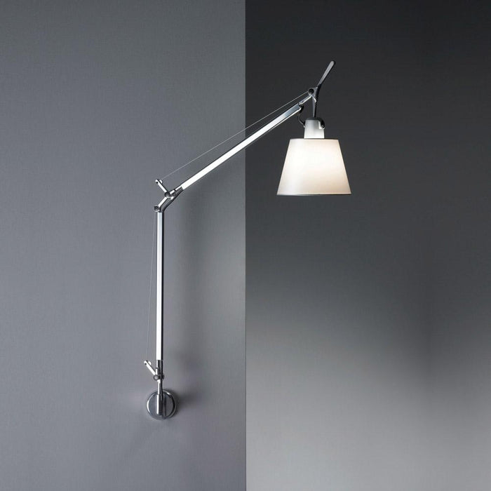 Tolomeo Shade Wall Lamp Hardwired - Parchment Shade