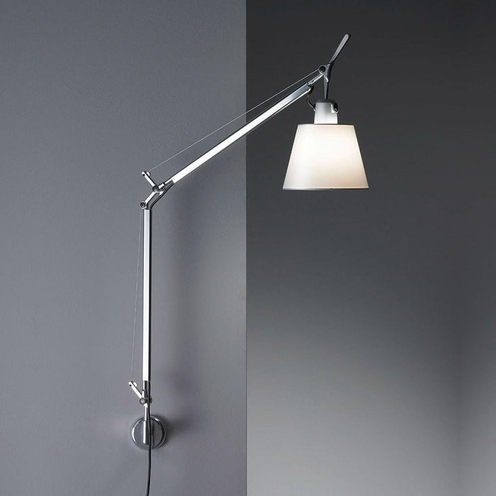 Tolomeo Shade Wall Lamp Plug-In - Parchment Shade