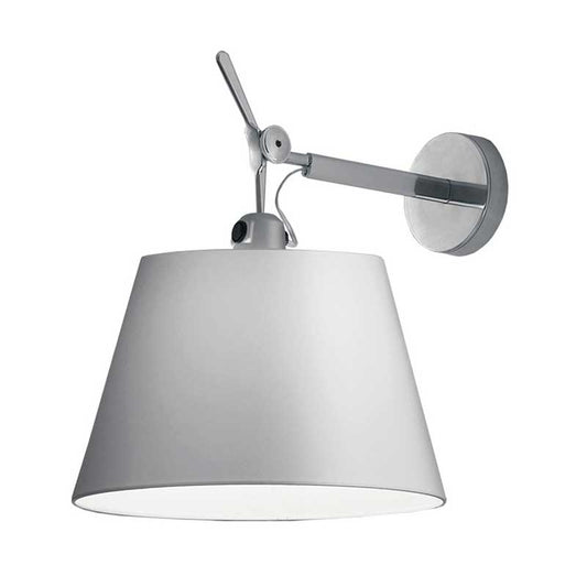 Tolomeo Wall Shade Sconce - Grey Fabric Shade