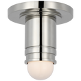 Load image into Gallery viewer, Top Hat Mini Flushmount Polished Nickel
