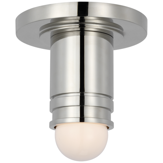 Top Hat Mini Flushmount Polished Nickel