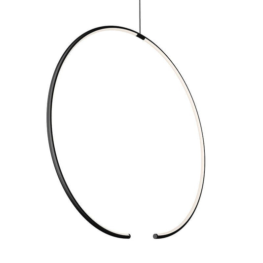 Torc LED Pendant - Satin Black Finish