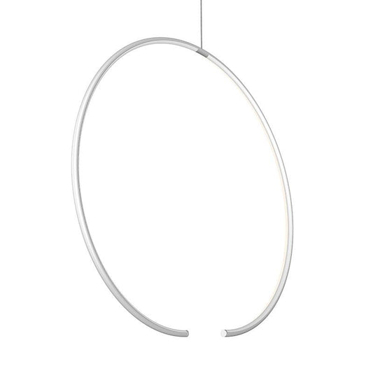 Torc LED Pendant - Satin White Finish