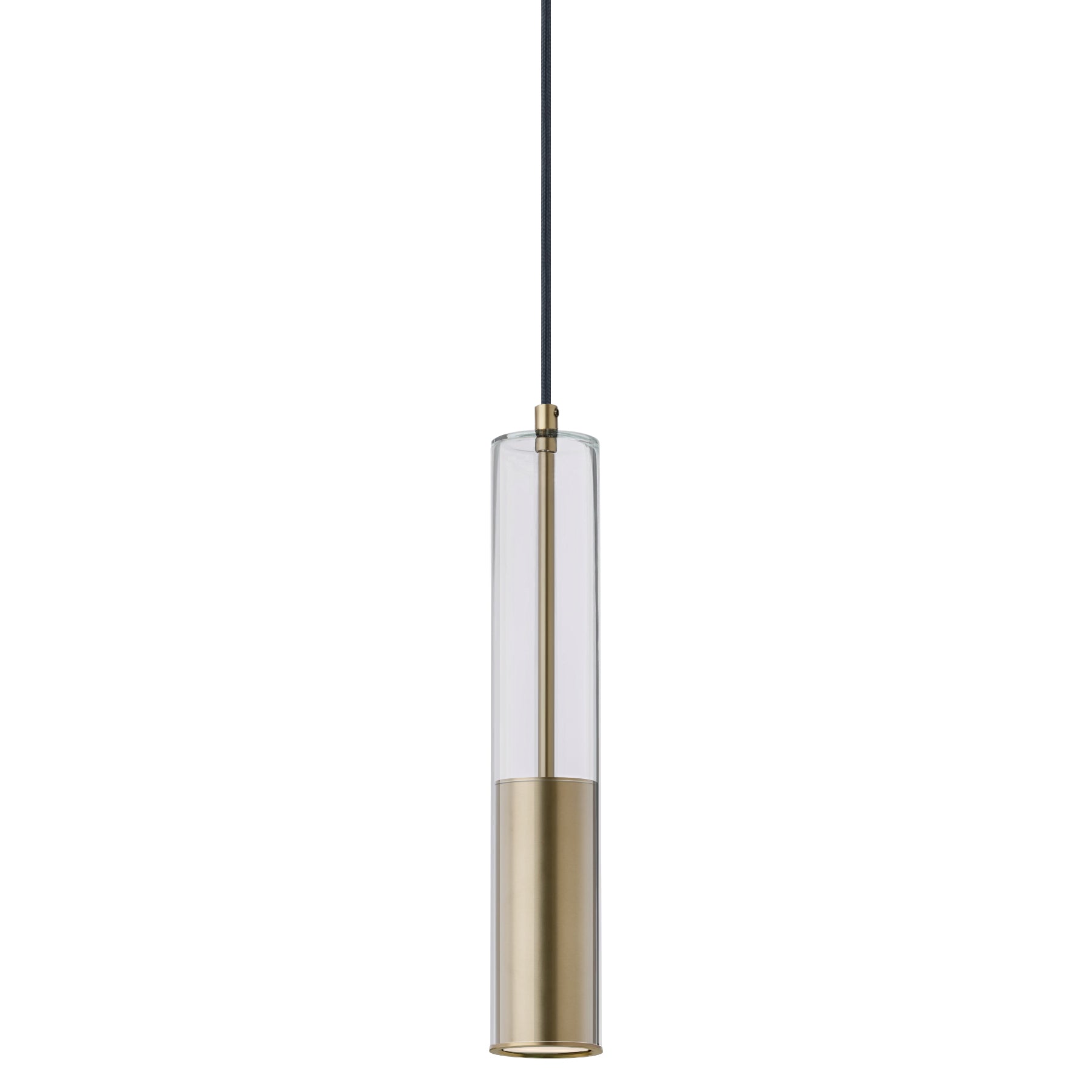 Torch Mini Pendant - Satin Brass Finish