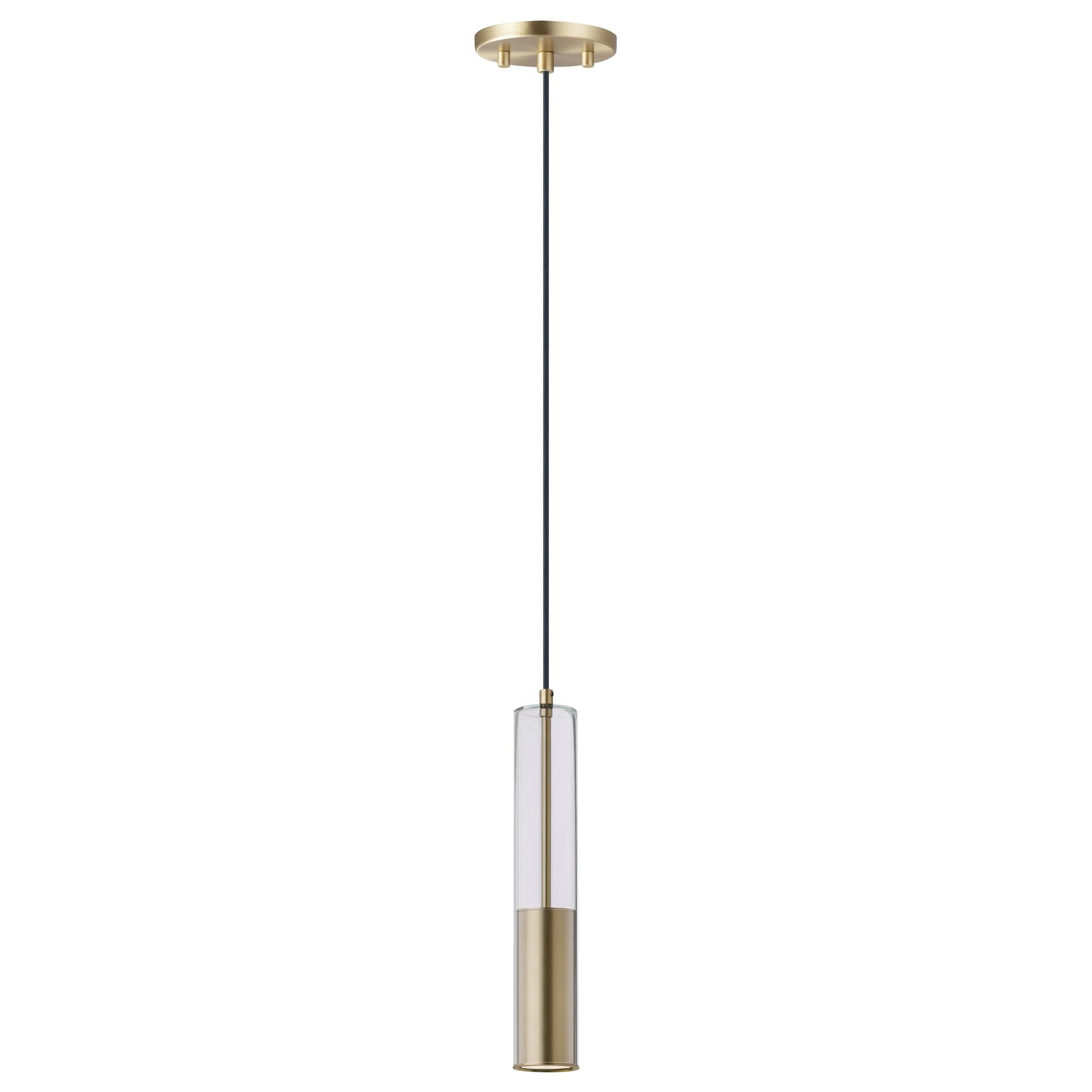 Torch Mini Pendant - Satin Brass Finish