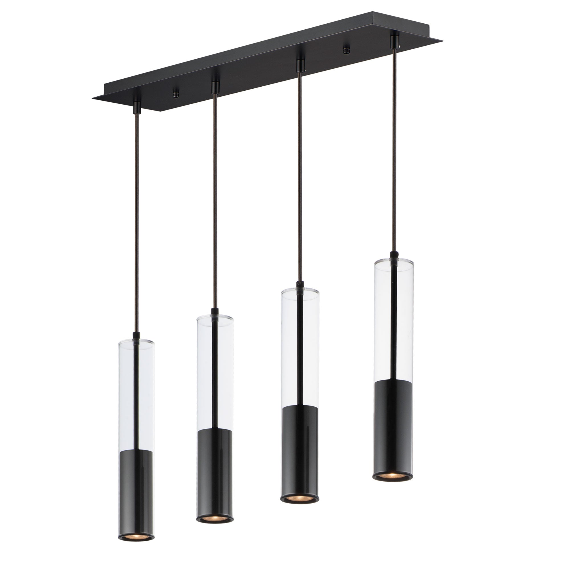 Torch Multi Light Pendant - Black Finish