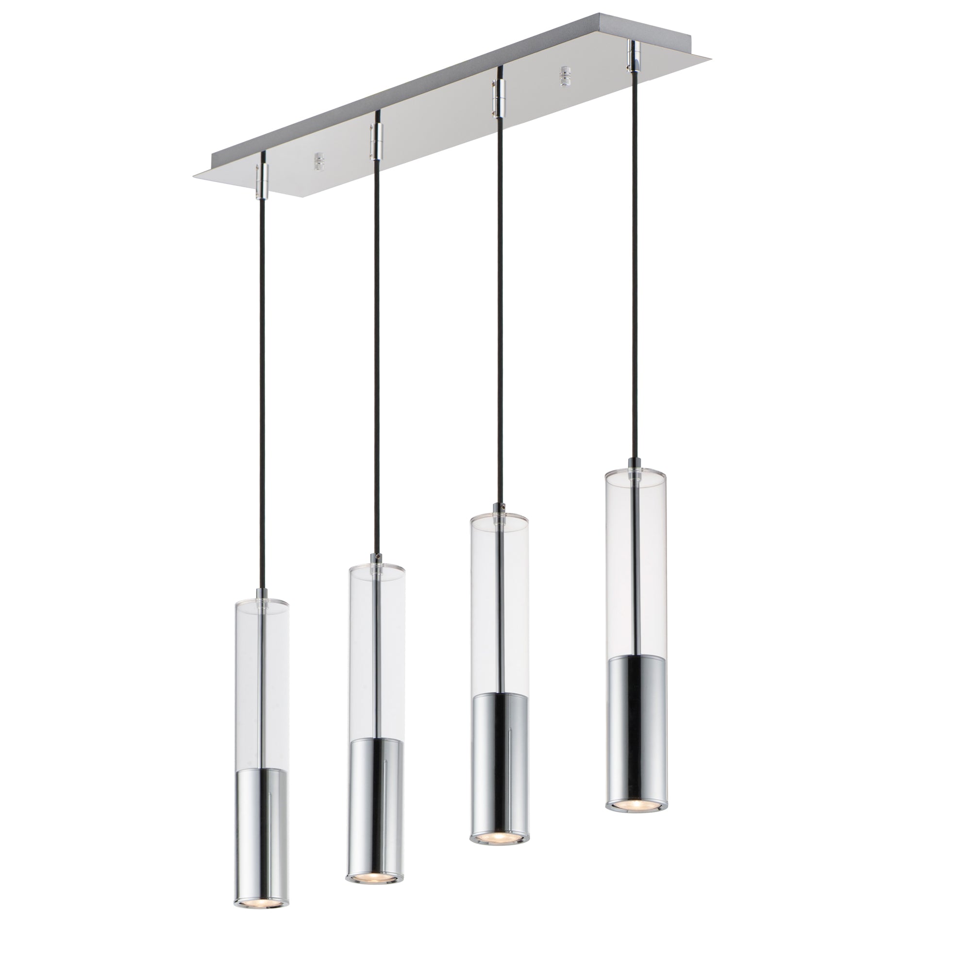 Torch Multi Light Pendant - Polished Chrome Finish