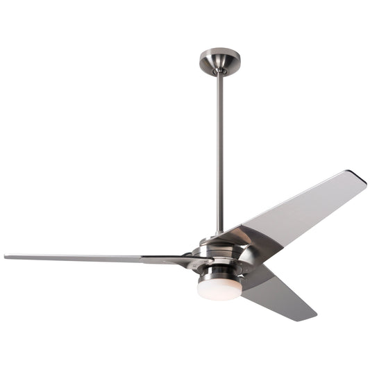 Torsion Ceiling Fan - Nickel (LED Light)