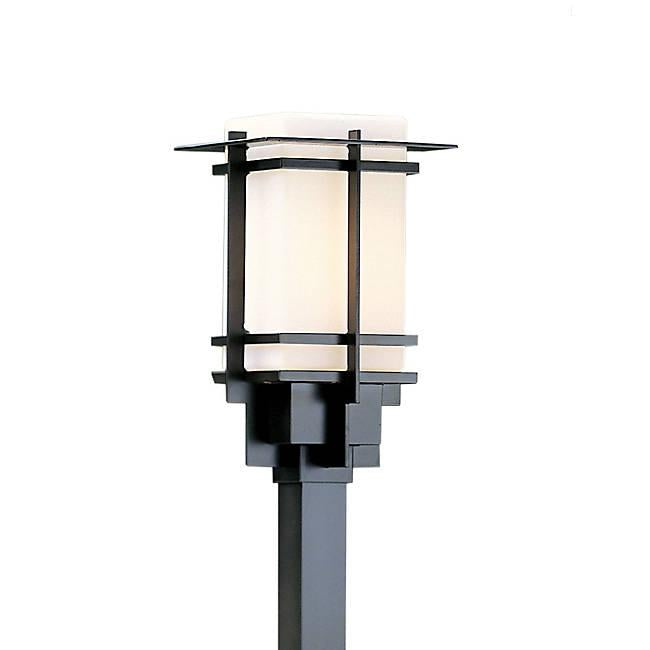 Tourou Outdoor Post Light - Coastal Dark Smoke Finish