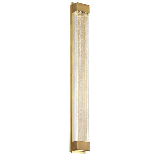 Tower 27" Wall Sconce - Aged Brass Finish