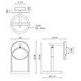 Load image into Gallery viewer, Trek Outdoor LED Wall Sconce - Diagram
