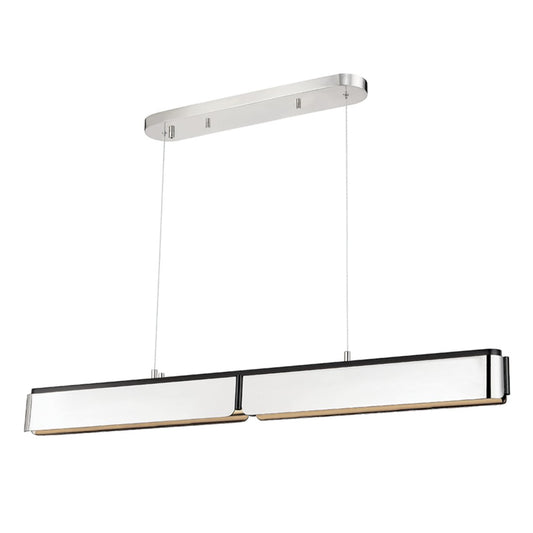 Tribeca Linear Pendant - Polished Nickel Finish