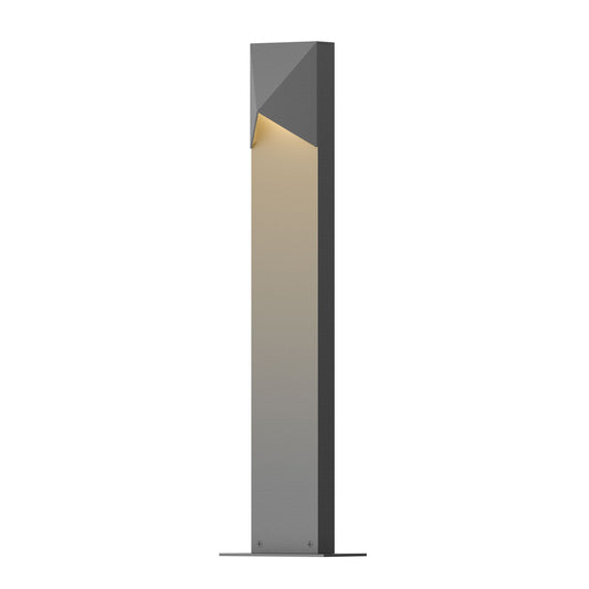 Triform 22" LED Bollard - Textured Gray Finish