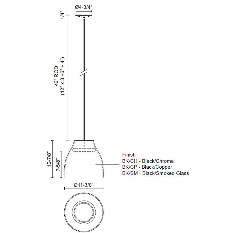 Trinity LED Pendant