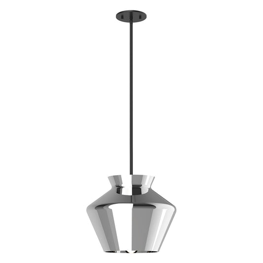 Trinity LED Schoolhouse Pendant - Chrome Finish