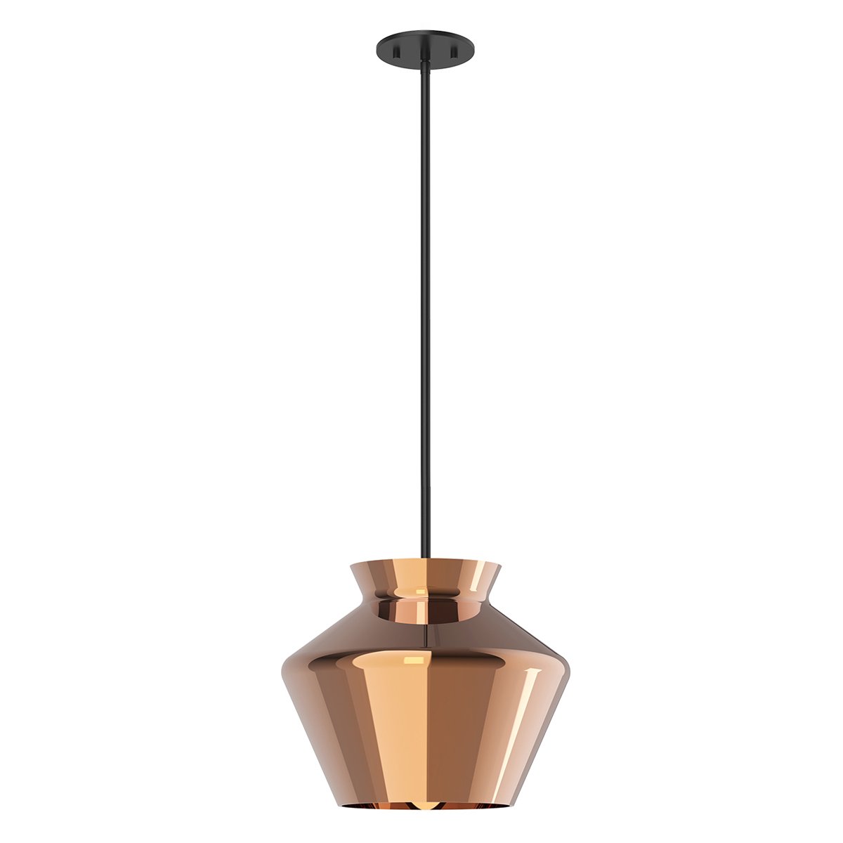 Trinity LED Schoolhouse Pendant - Copper Finish