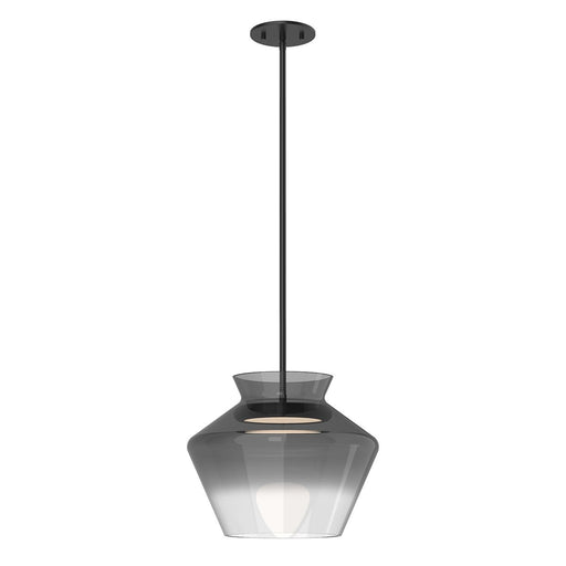 Trinity LED Schoolhouse Pendant - Smoked Finish