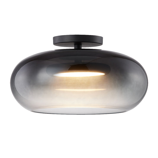 Trinity LED Semi Flushmount - Smoke