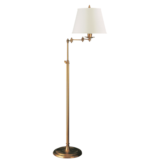 Triple Swing Arm Floor Lamp - Linen Shade