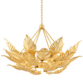 Load image into Gallery viewer, Tropicale Large Pendant - Gold Leaf Finish
