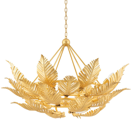 Tropicale Large Pendant - Gold Leaf Finish