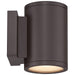 Tube Up and Down Outdoor Wall Light - Bronze