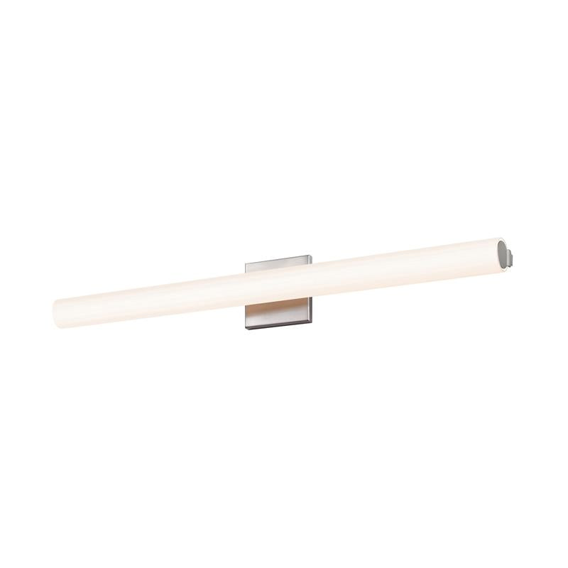 Tubo 32" Slim LED Bath Bar - Satin Nickel (Flat Trim)