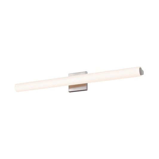 Tubo 32" Slim LED Bath Bar - Satin Nickel (Flat Trim)