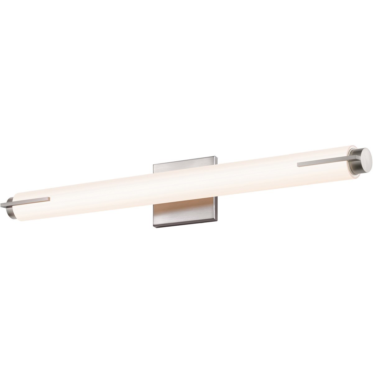 Tubo 24" Slim LED Bath Bar - Satin Nickel Finish (Spine Trim)