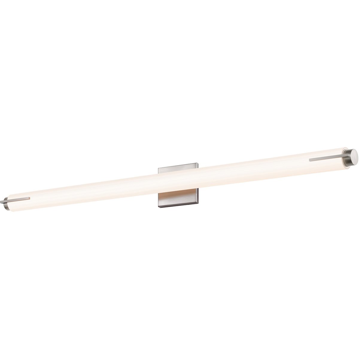 Tubo 40" Slim LED Bath Bar - Satin Nickel Finish (Spine Trim)