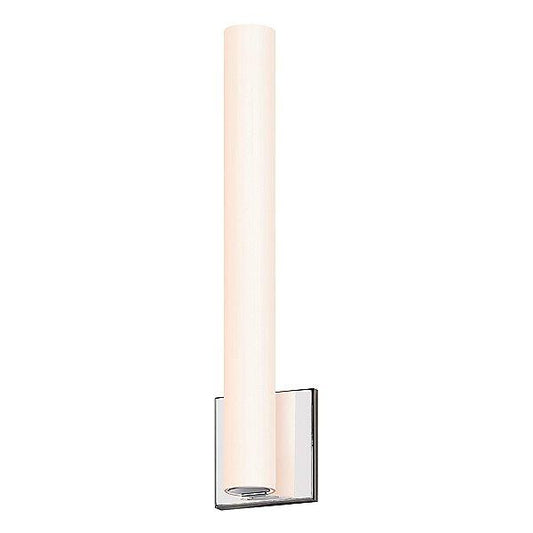 Tubo Medium FT Slim LED Wall Sconce - Polished Chrome (Flat Trim)