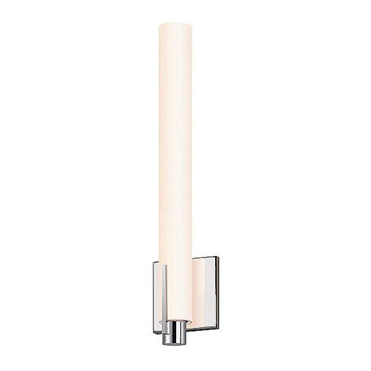 Tubo Medium ST Slim LED Wall Sconce - Polished Chrome (Spine Trim)