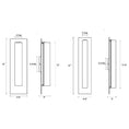 Load image into Gallery viewer, Tubo Slim Panel LED Wall Sconce - Diagram
