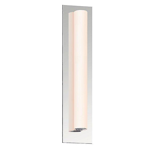 Tubo Large FT Slim Panel LED Wall Sconce - Polished Chrome (Flat Trim)