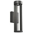 Load image into Gallery viewer, Turbo Outdoor LED Wall Sconce - Black Finish
