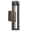 Load image into Gallery viewer, Turbo Outdoor LED Wall Sconce - Bronze Finish
