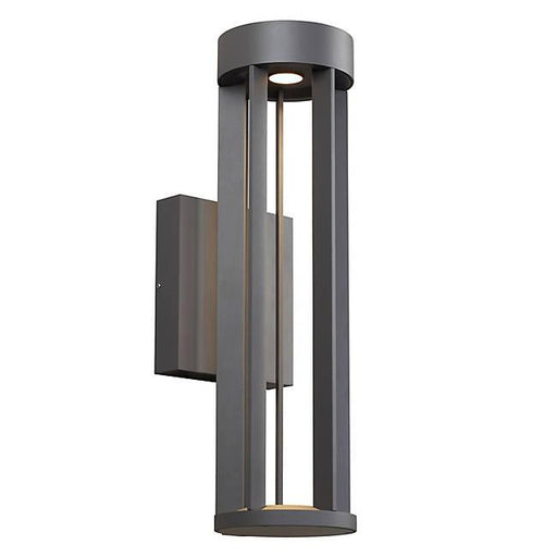 Turbo Outdoor LED Wall Sconce - Charcoal Finish