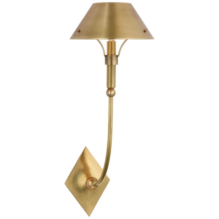 Turlington Large Sconce - Hand-Rubbed Antique Brass Finish