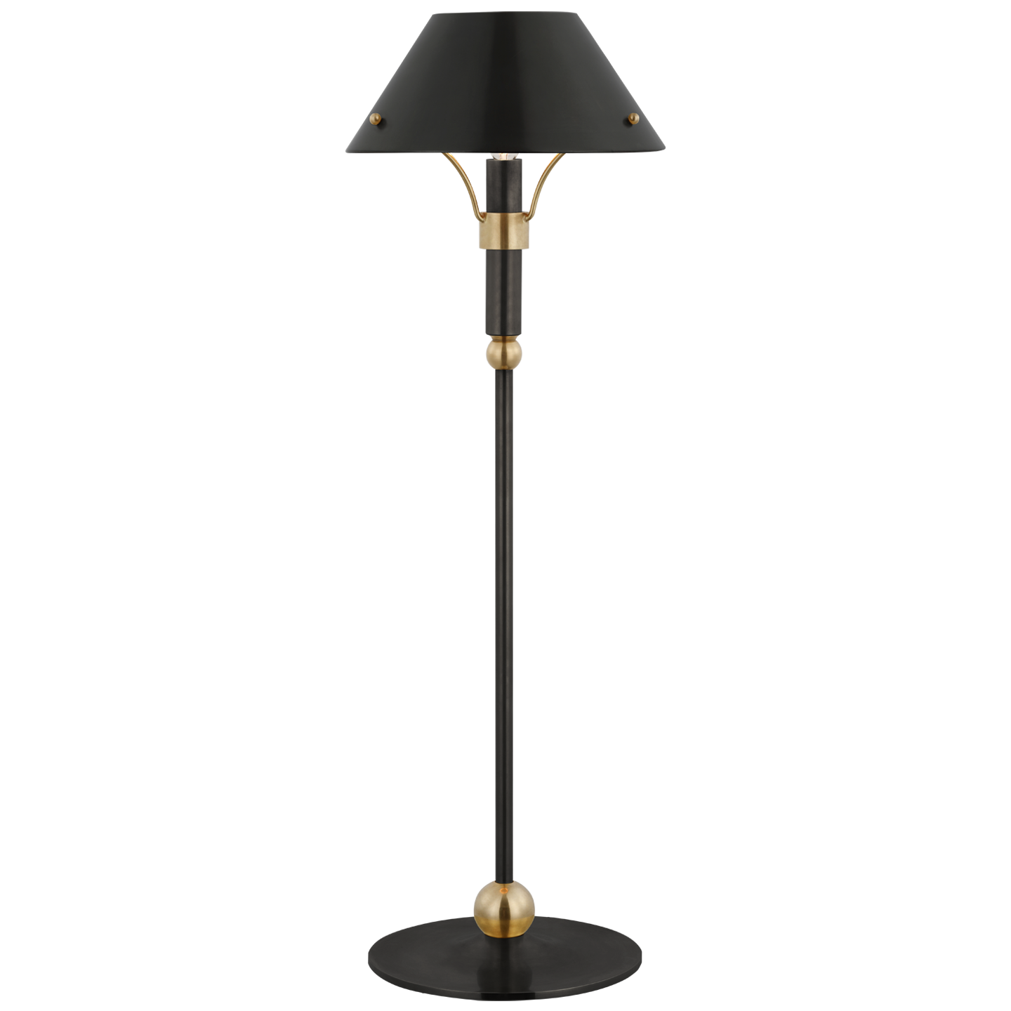 Turlington Medium Table Lamp - Bronze/Hand-Rubbed Antique Brass Finish