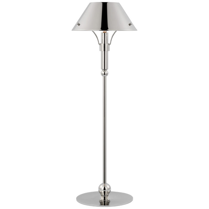 Turlington Medium Table Lamp - Polished Nickel Finish