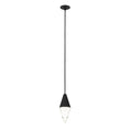 Load image into Gallery viewer, Turret Pendant - Nightshade Black Finish Port Alone Canopy
