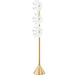 Twiggy Floor Lamp - Aged Brass/Textured White Finish