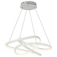 Load image into Gallery viewer, Twisted Small LED Pendant - White
