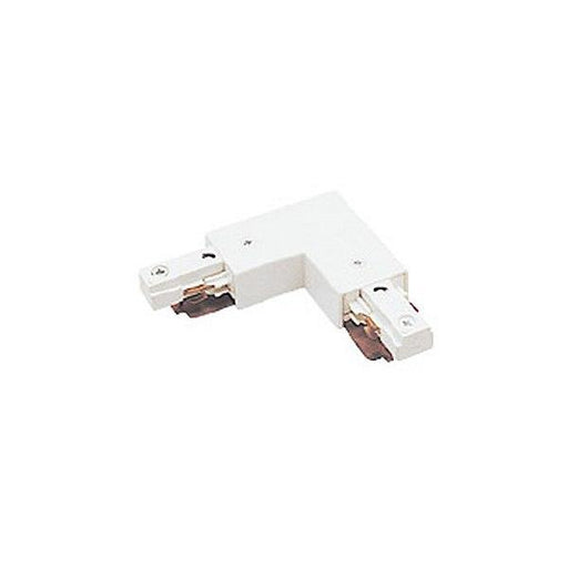 Two Circuit L Connector - Left Hand Polarity - White