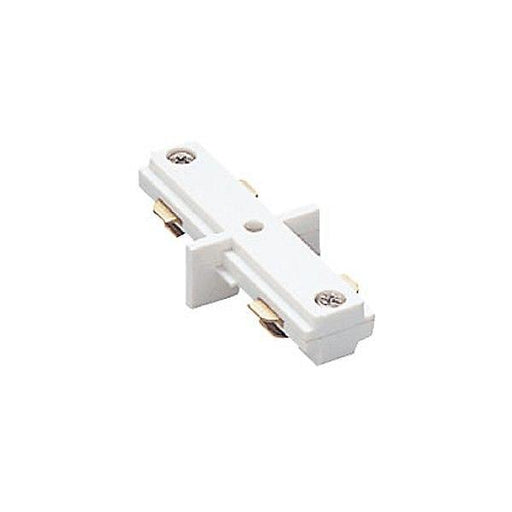 Two Circuit Straight Line Connector - White